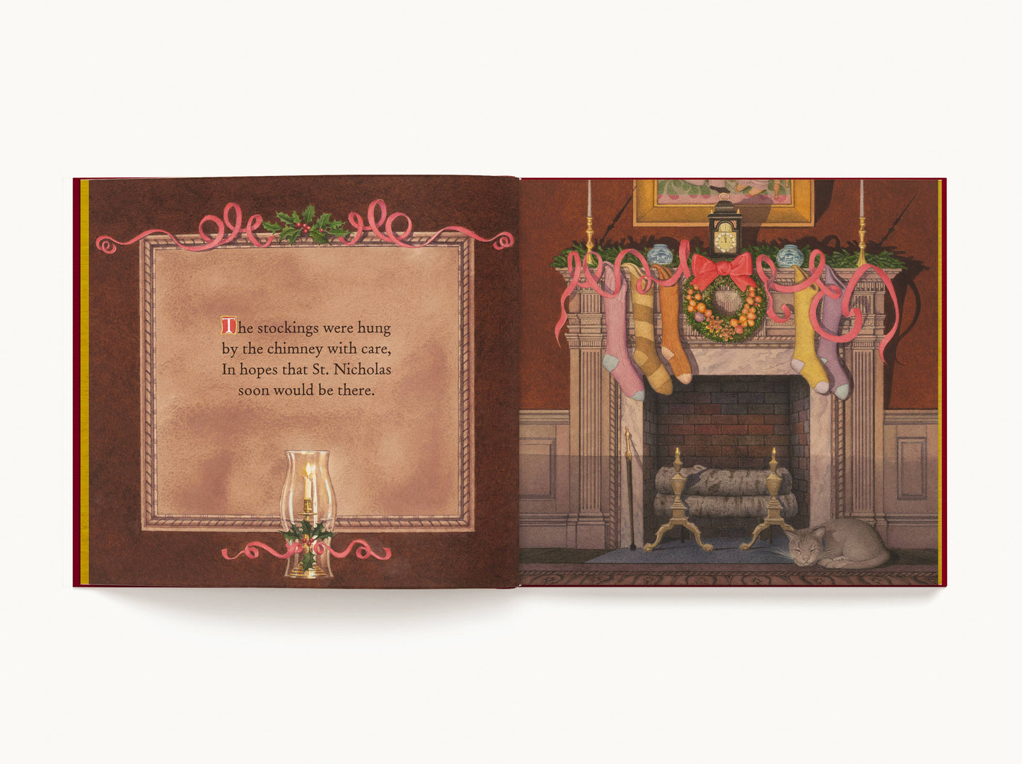 HarperCollins Focus - The Night Before Christmas :Collectible Faux Leather Edition