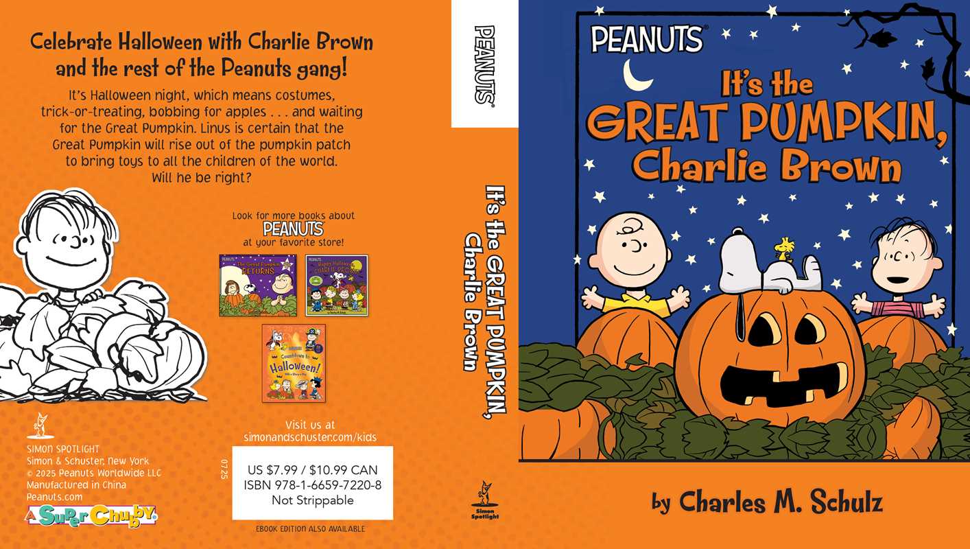 Simon & Schuster - It's the Great Pumpkin, Charlie Brown by Charles  M. Schulz- Board book