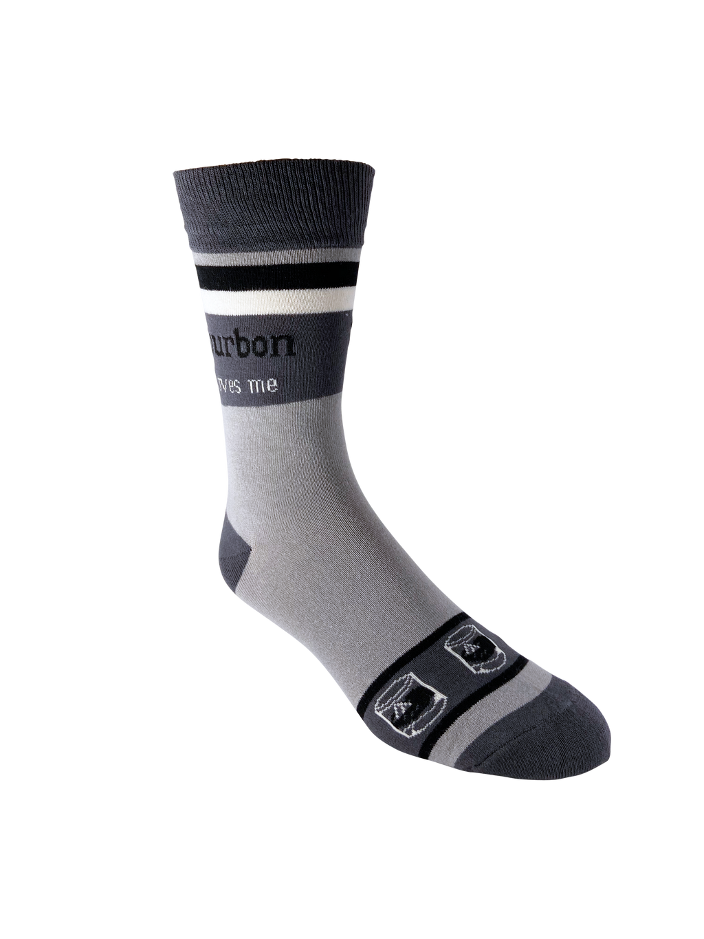 Buy Socks You All - Bourbon Loves Me Men's Socks