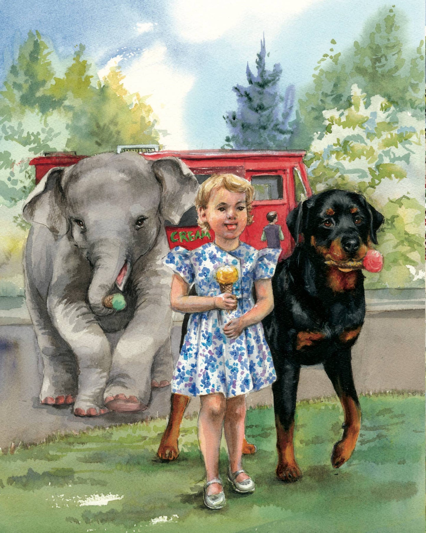 Laughing Elephant Books - Good Dog Carl Visits The Zoo-Children's Board Book