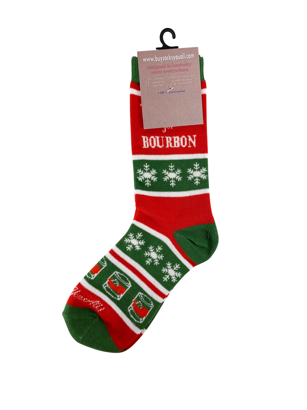 Buy Socks You All - Tis the Season for Bourbon Women's Socks