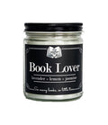 Fly Paper Products - Book Lover 9oz Glass Candle Lavender + Lemon + Jasmine