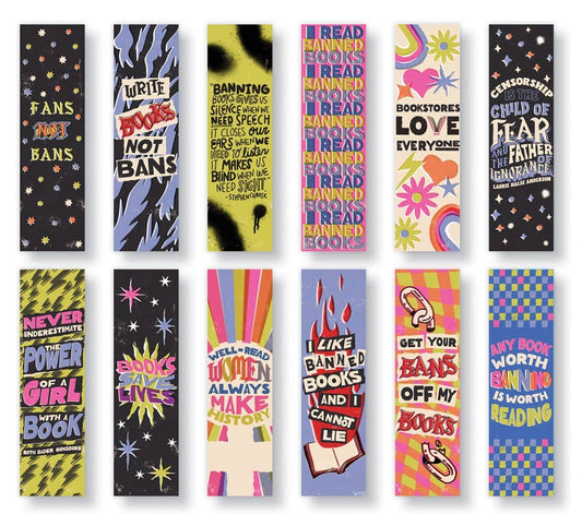 Gibbs Smith - I Read Banned Books Individual Bookmarks