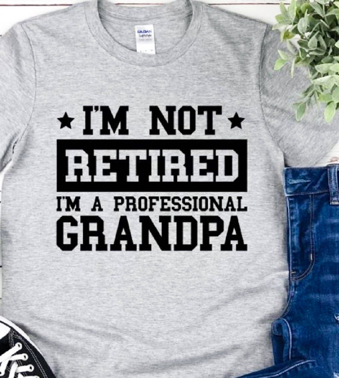 Peach Closet - I'm Not Retired I'm A Professional Grandpa Tee