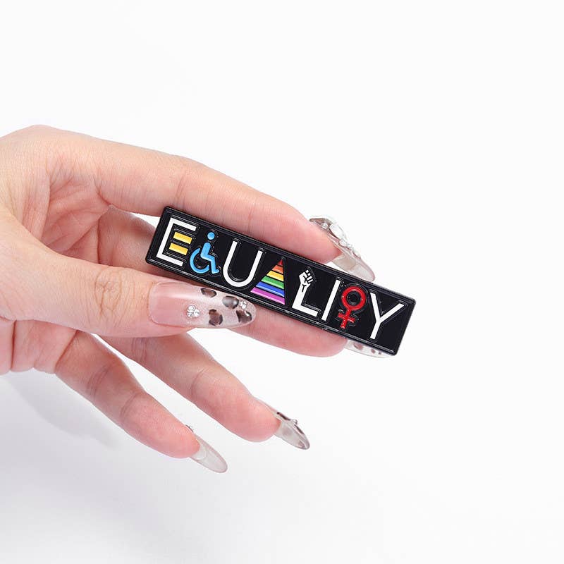 Magnifique Hearts - Equality Enamel Pin – Symbol of Fairness, Unity & Justice