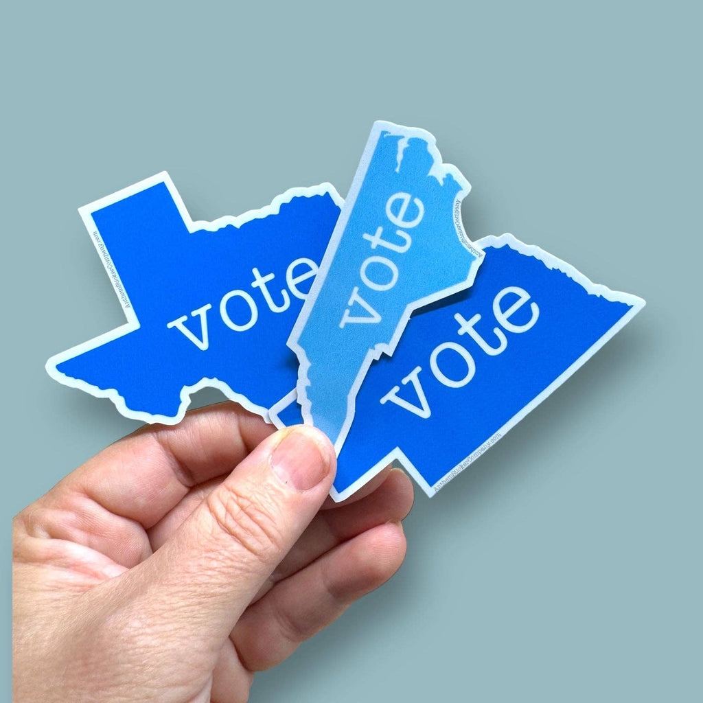Anthem Sticker Company - ALL US STATES vote blue sticker (50+ options)