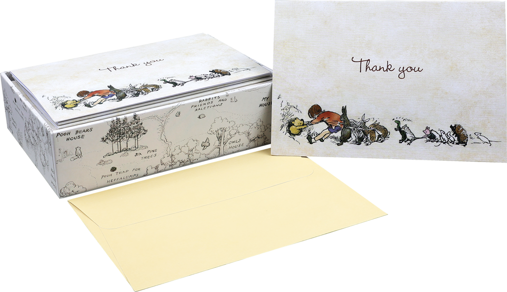 Peter Pauper Press - Pooh Bear Thank You Notes