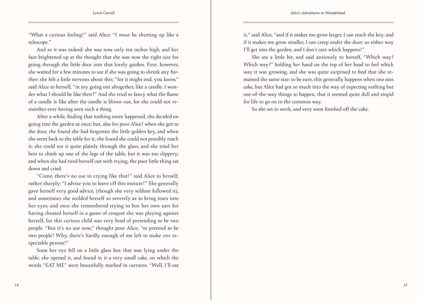 Peter Pauper Press - Alice's Adventures in Wonderland