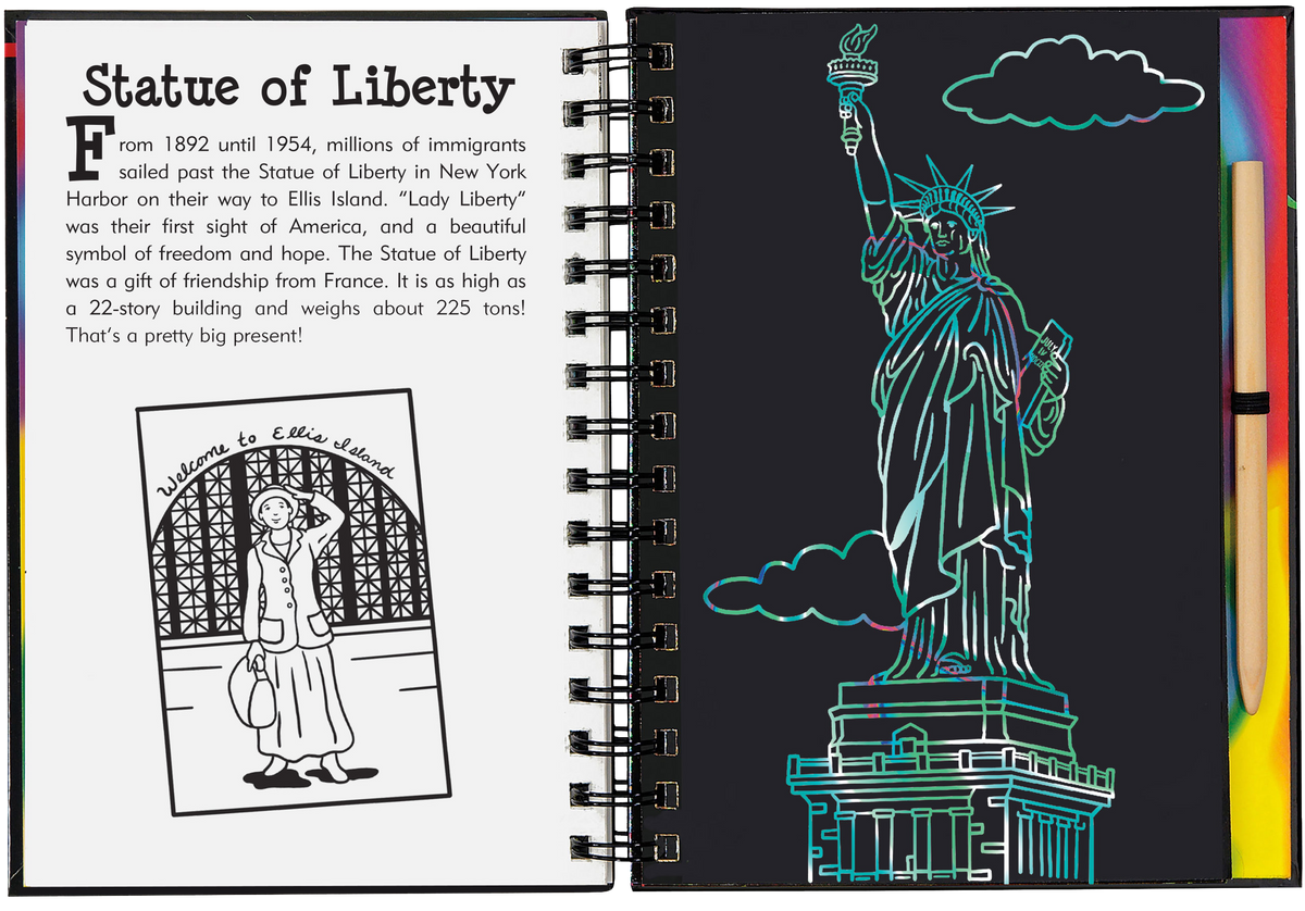 Peter Pauper Press - America Scratch and Sketch