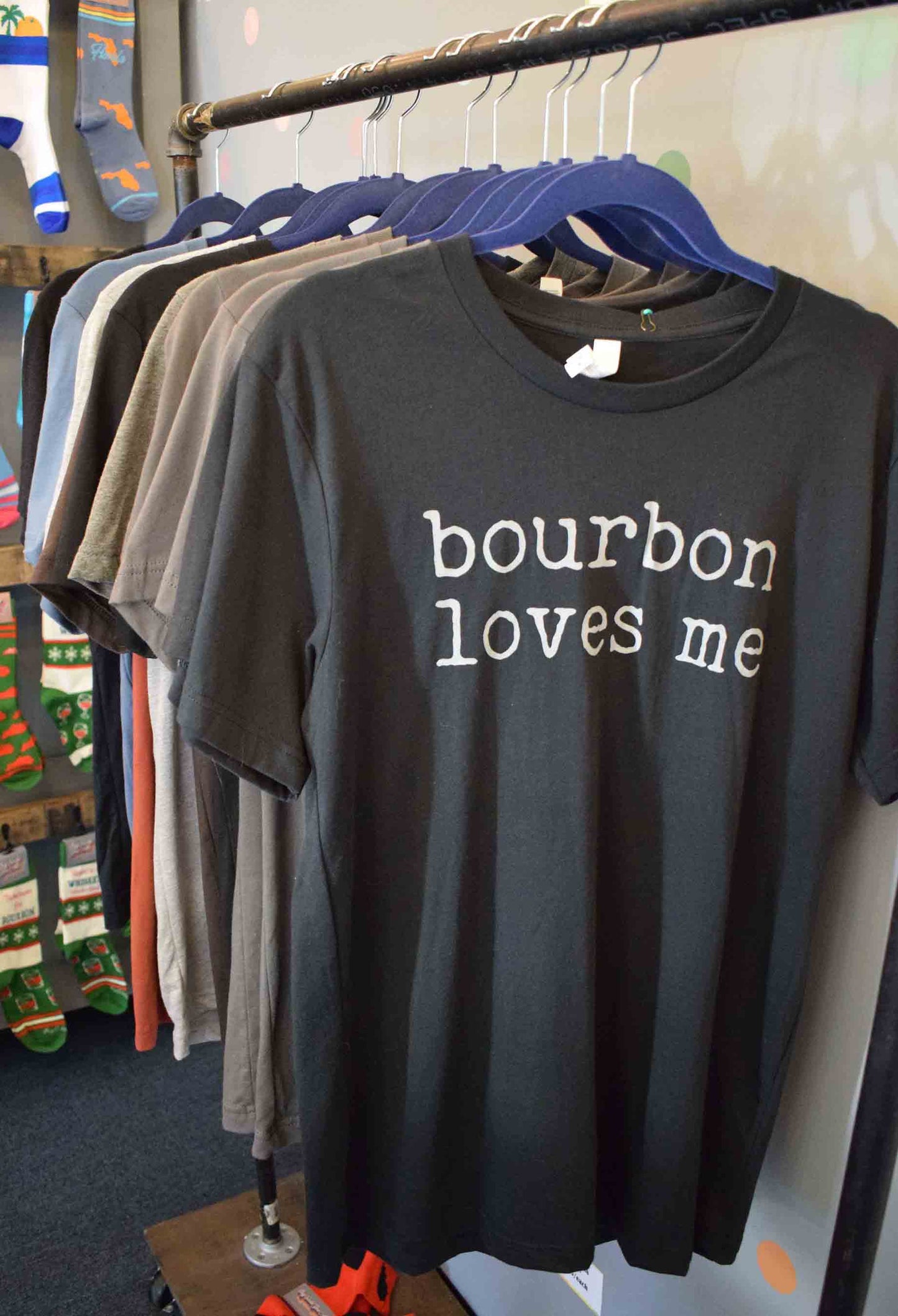 Buy Socks You All - Bourbon Loves Me Unisex T-Shirt