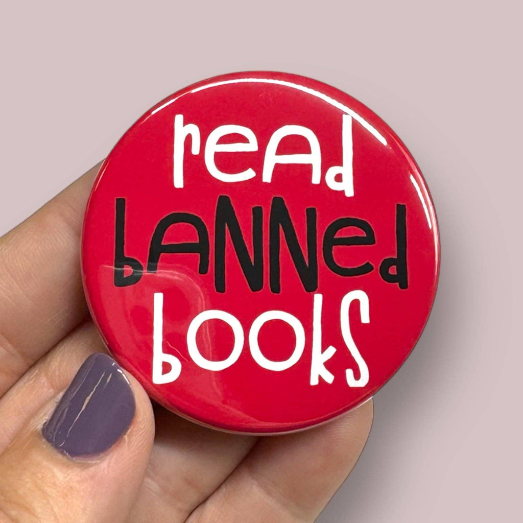 Anthem Sticker Company - Read banned books round magnet
