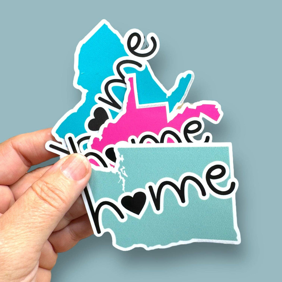 Anthem Sticker Company - ALL US STATES heart home sticker (50+ options)