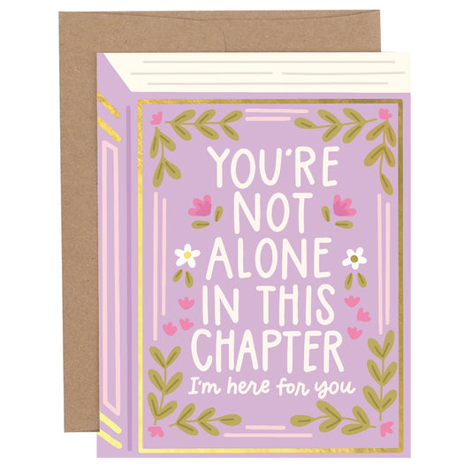 Pippi Post - You're Not Alone Sympathy Greeting Card