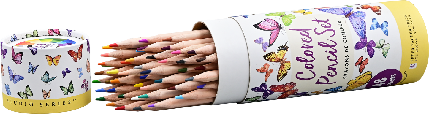Peter Pauper Press - Studio Series Colored Pencils (Set of 48)