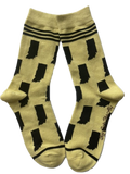 Buy Socks You All - Indiana State Shapes Gold and Black Women's Socks