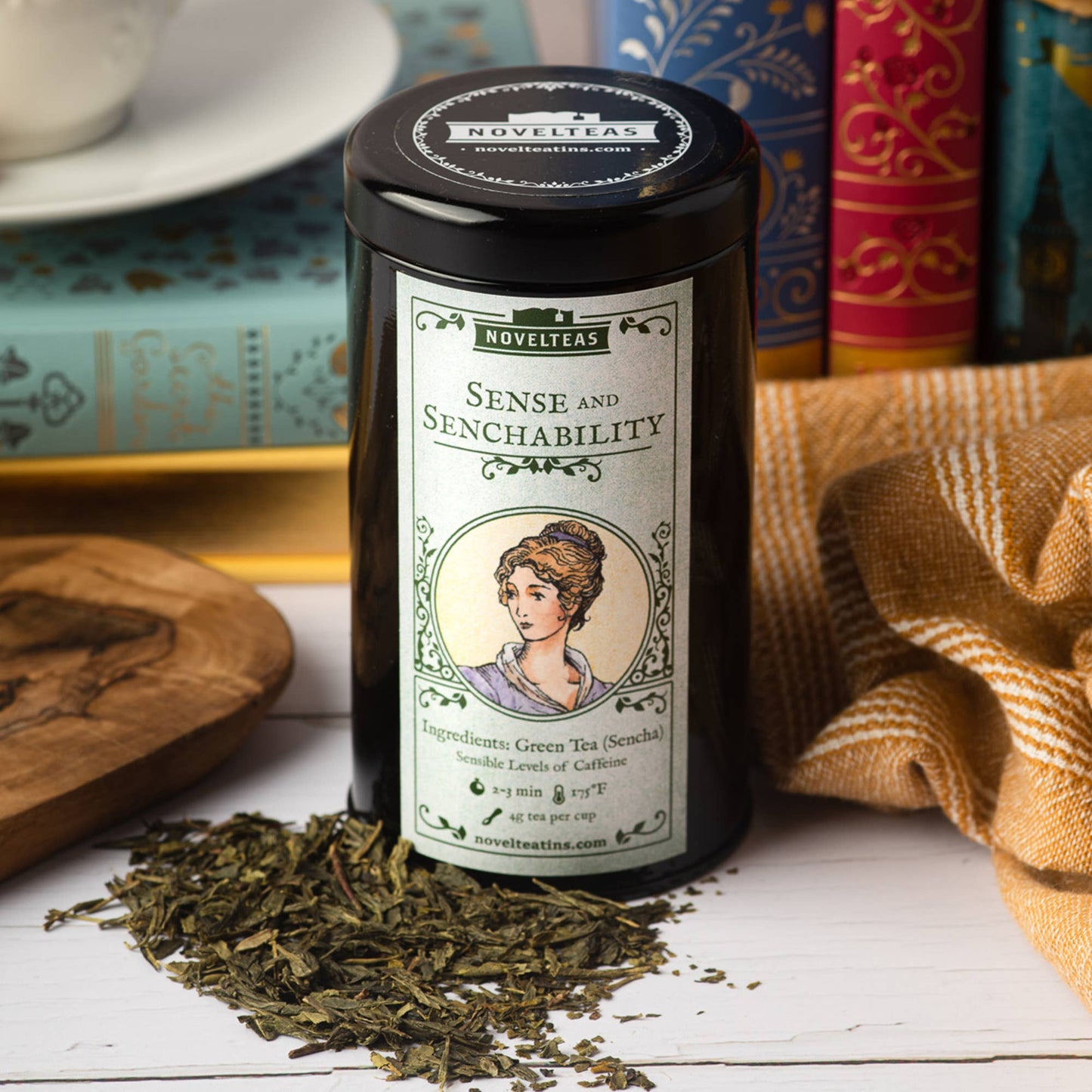 Novelteas LLC - Sense and Senchability - Jane Austen Loose Tea Tin