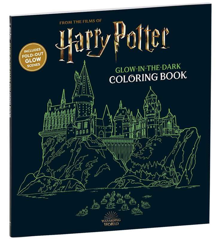 Simon & Schuster - Harry Potter Glow in the Dark Coloring Book by Editors of Thunder Bay Press