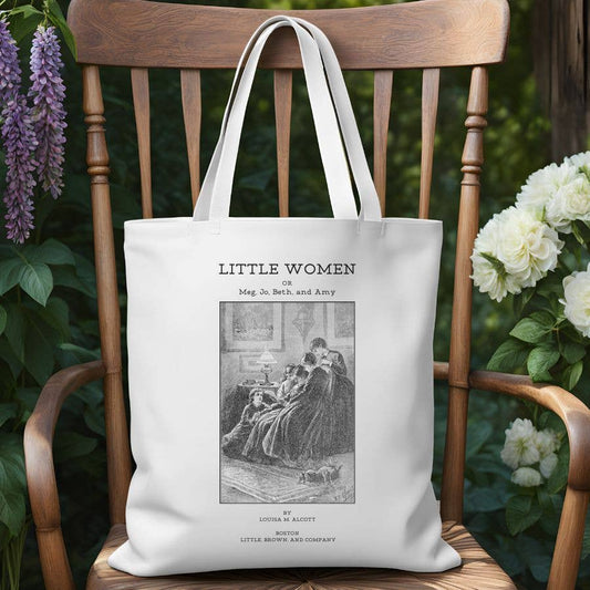 Sister Ray - Little Women Alcott Classic Novel Canvas Tote Bag