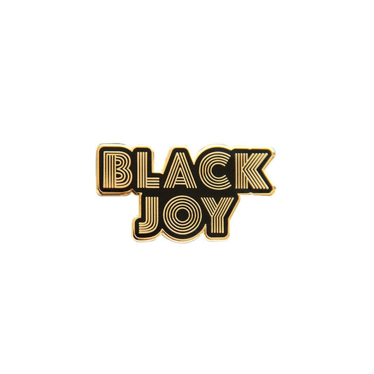 Pineapple Sundays Design Studio - Black Joy Enamel Pin