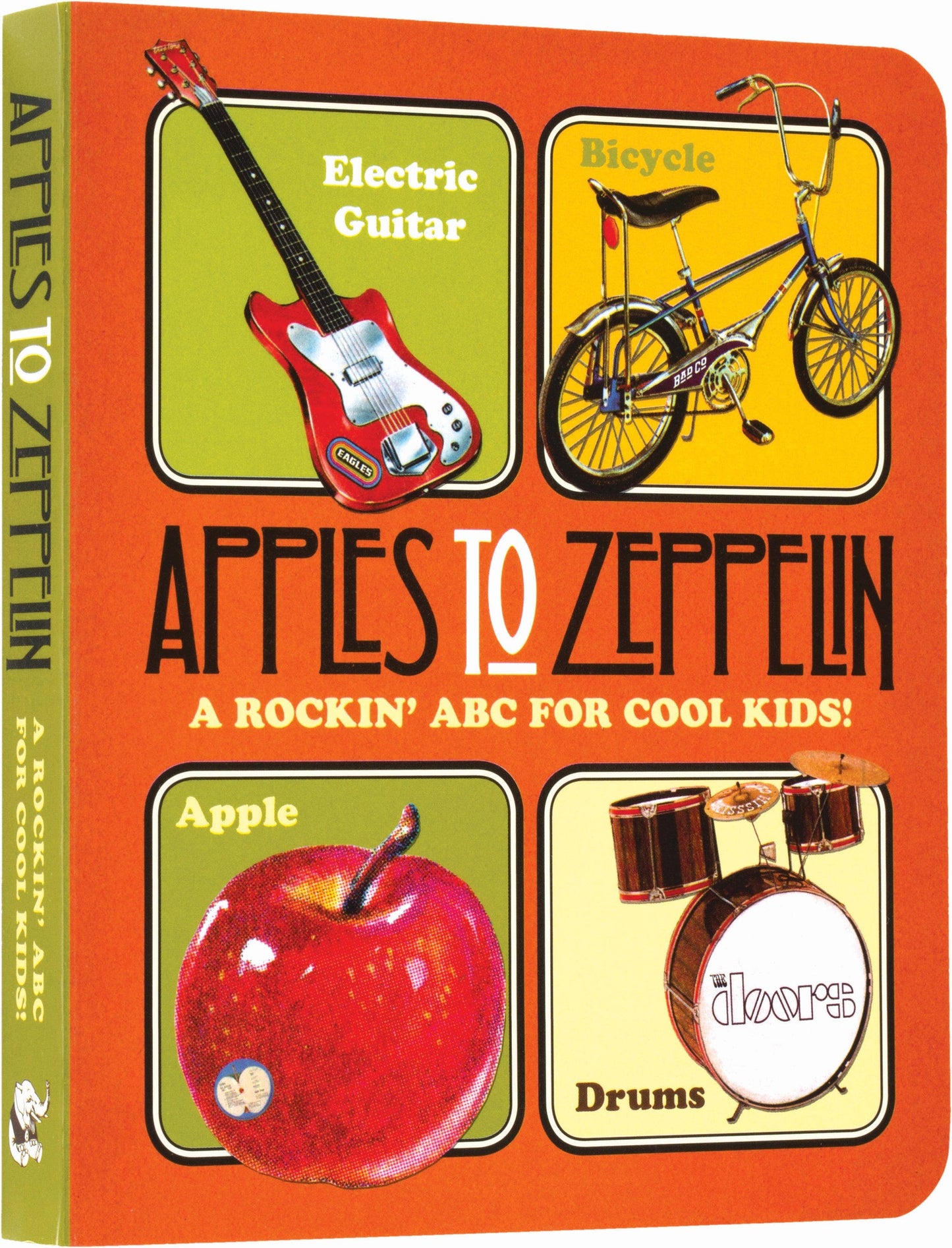 Laughing Elephant Books - Apples To Zeppelin: A Rockin' Abc!-Children's Board Book