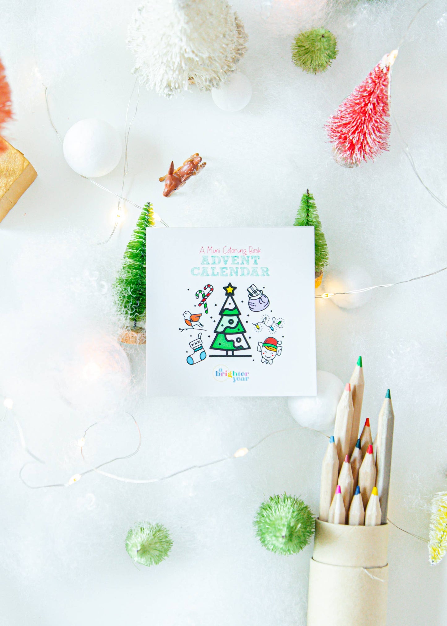 A Brighter Year - Color Your Own Advent Calendar Gift Set, Christmas 2025 Gift
