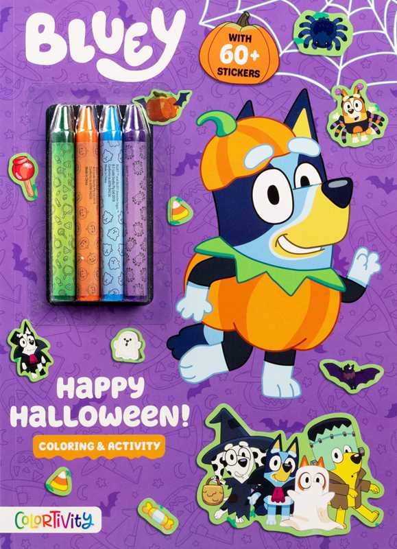 Simon & Schuster - Bluey Colortivity: Happy Halloween! by Grace Baranowski