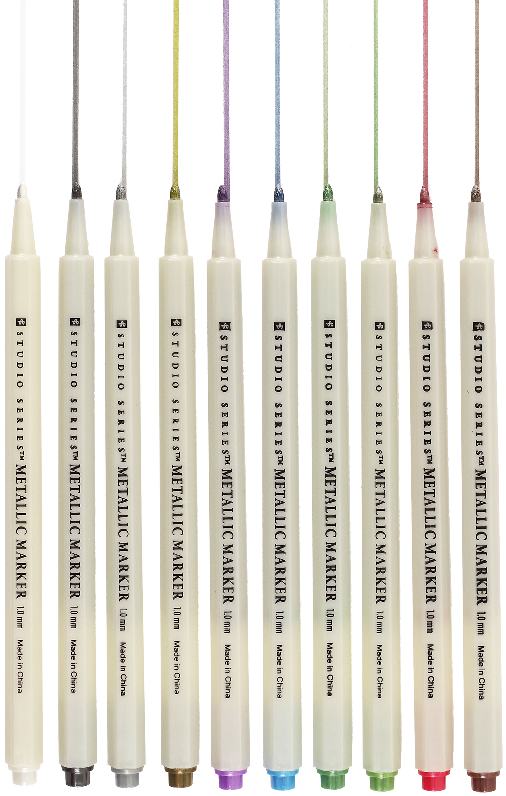 Peter Pauper Press - Studio Series Metallic Markers Set