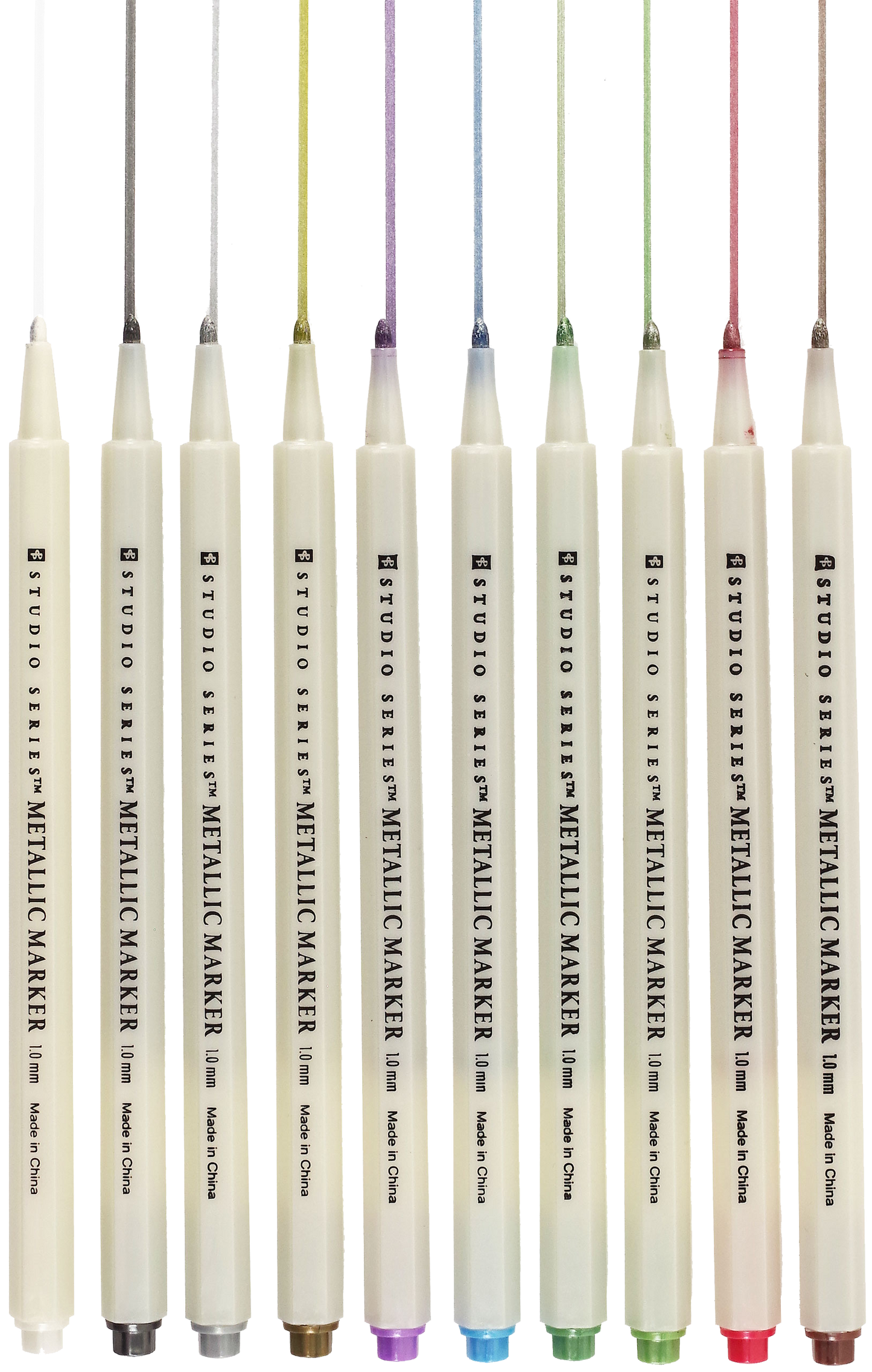 Peter Pauper Press - Studio Series Metallic Markers Set