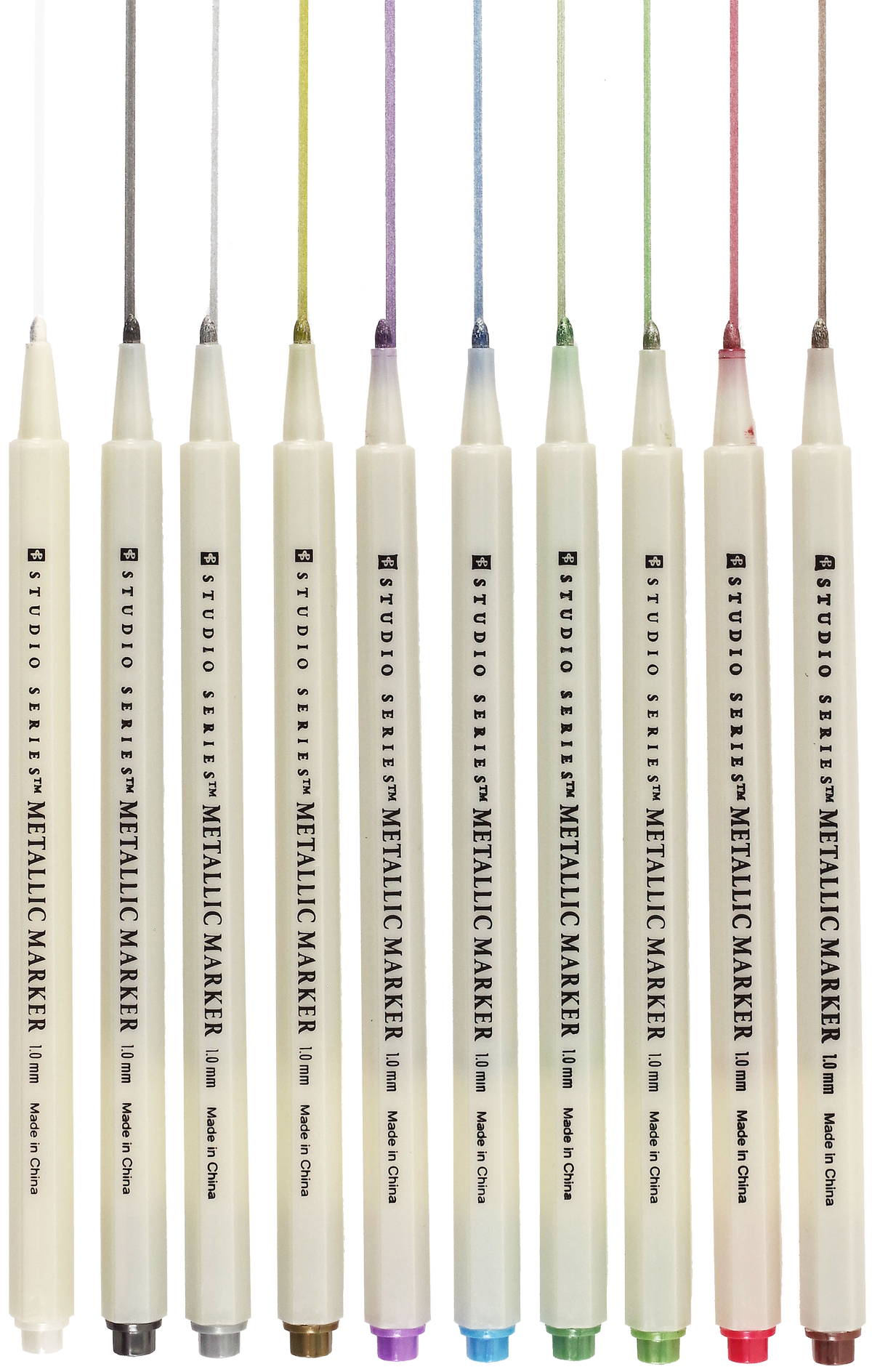 Peter Pauper Press - Studio Series Metallic Markers Set