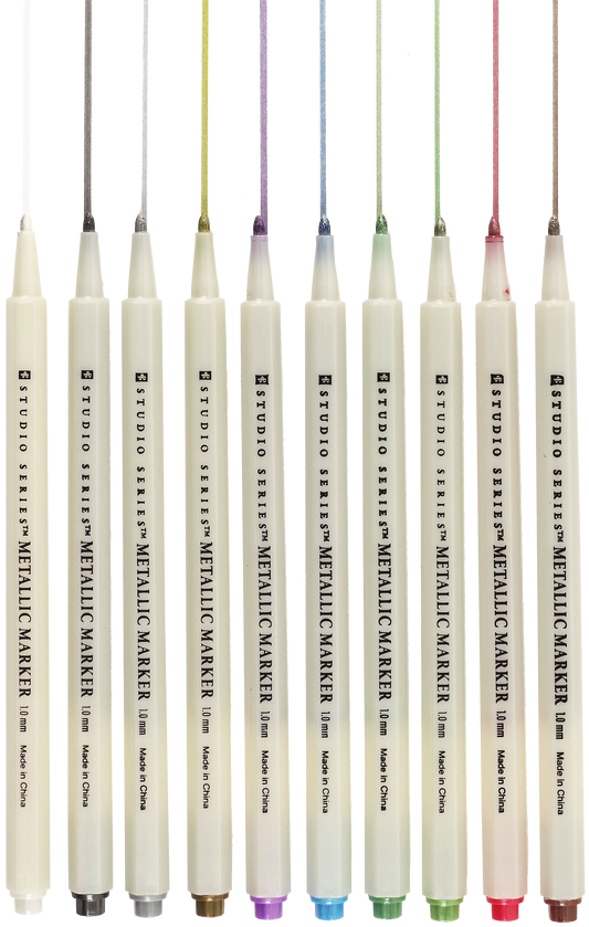 Peter Pauper Press - Studio Series Metallic Markers Set