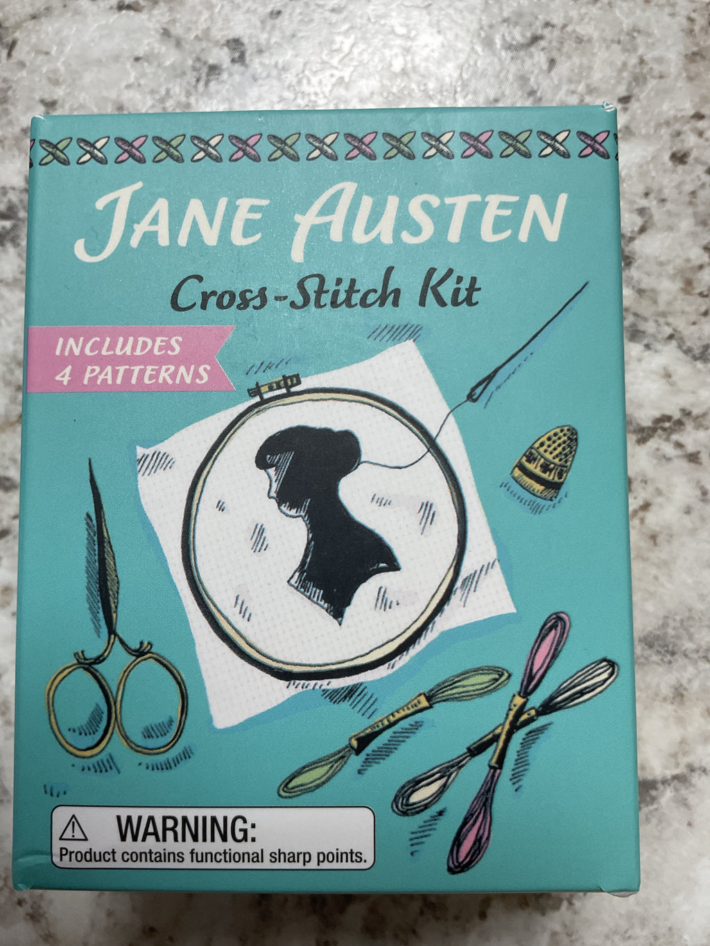 Jane Austen Cross Stitch Kit