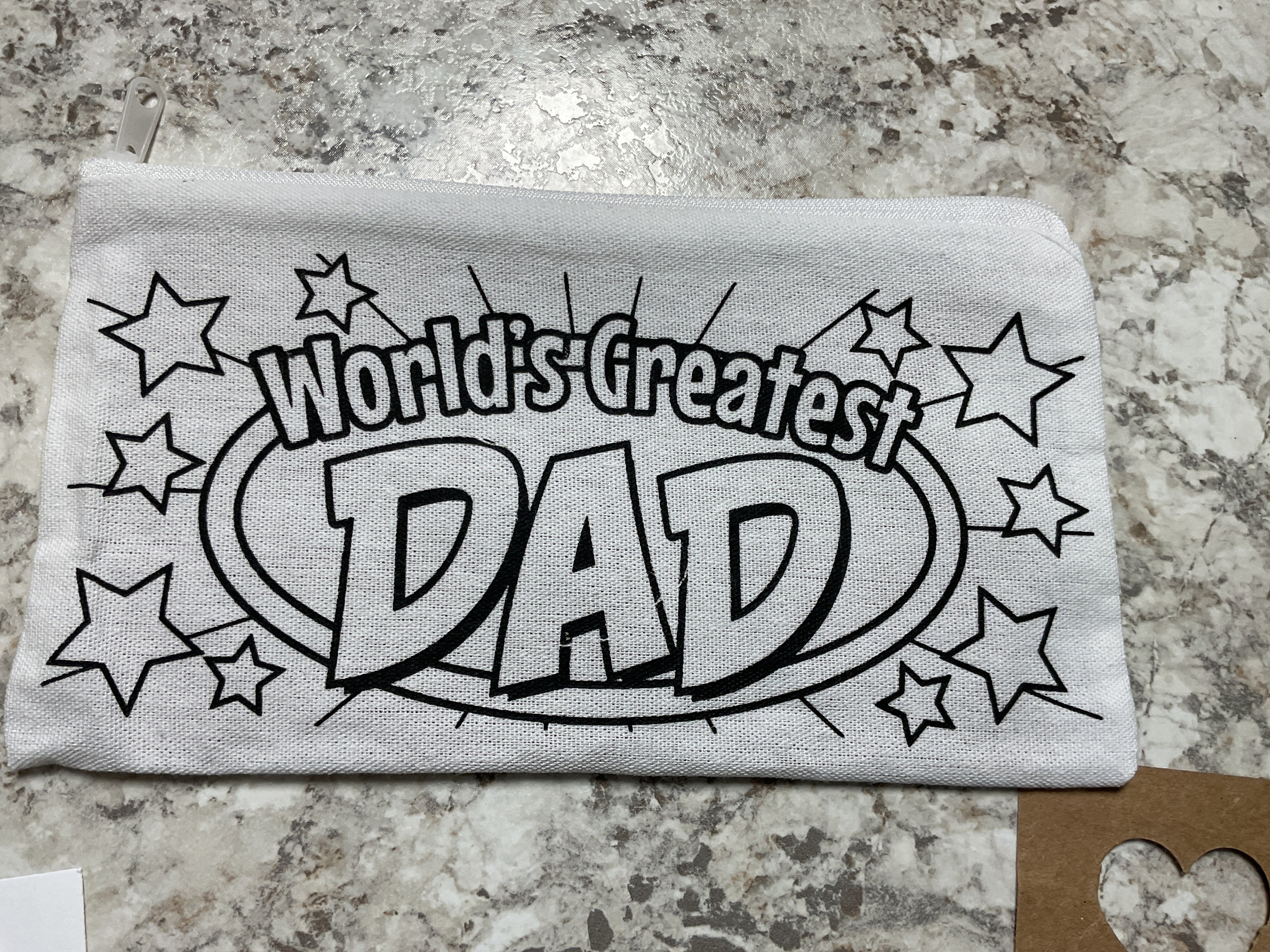 Worlds greatest pencil bag