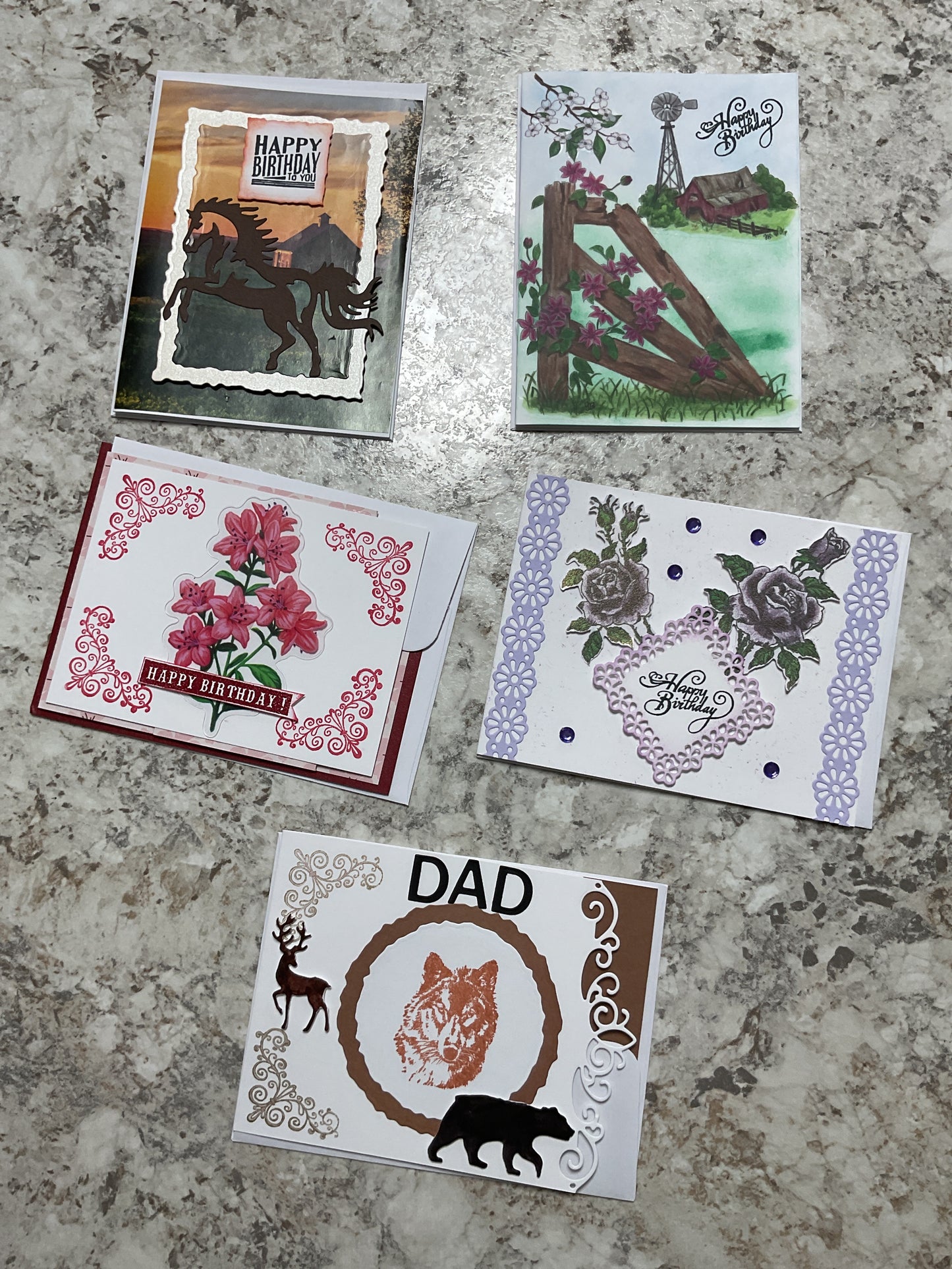 Special handmade cards by Slyvia￼