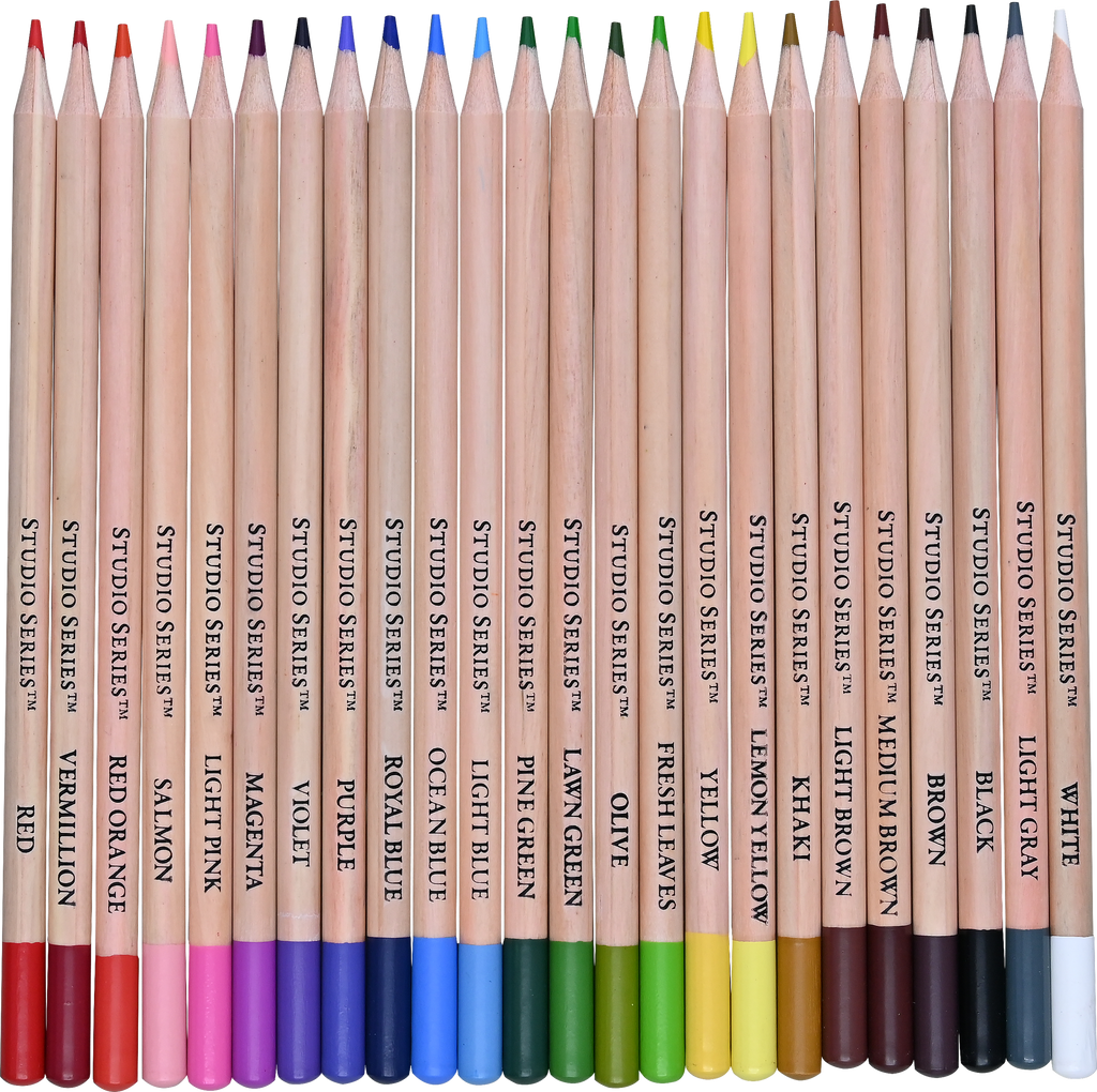 Peter Pauper Press - Studio Series Junior Colored Pencils (Set of 24)