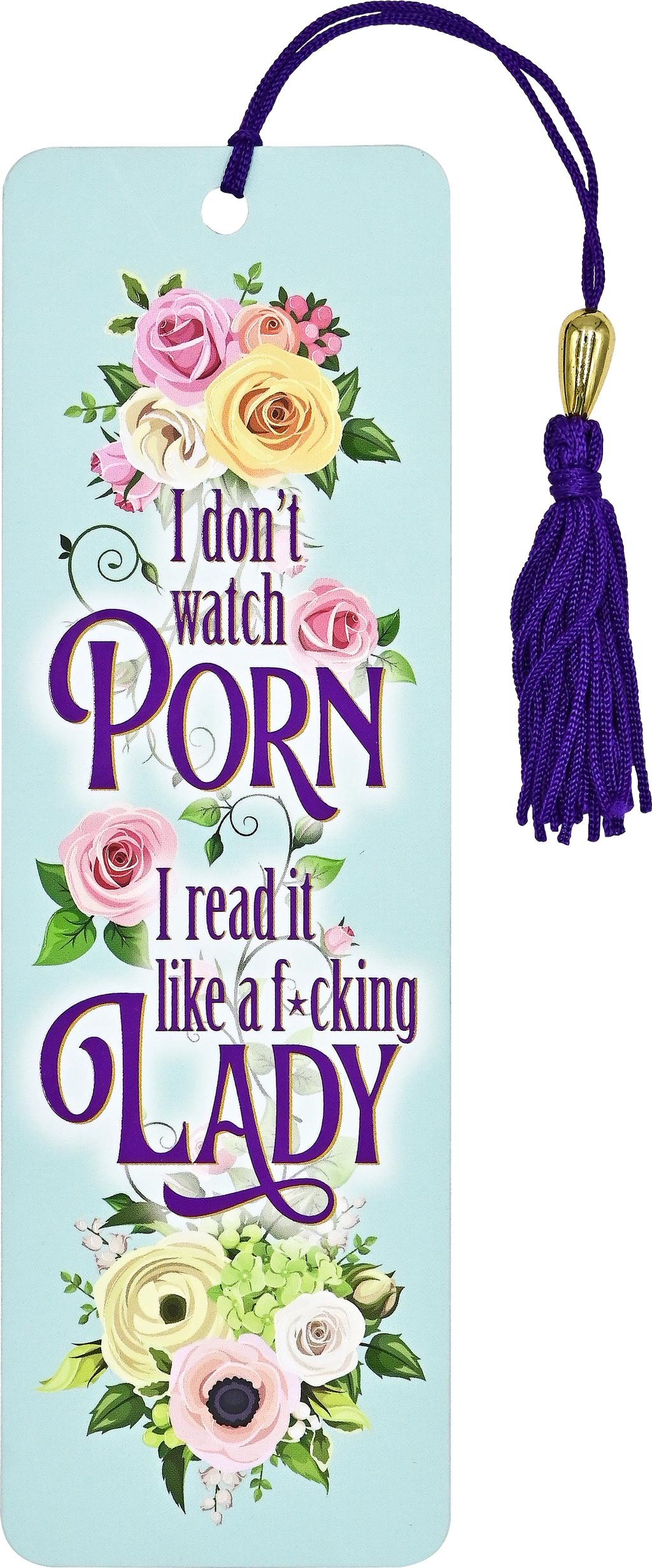 Peter Pauper Press - I Don't Watch Porn Beaded Bookmark
