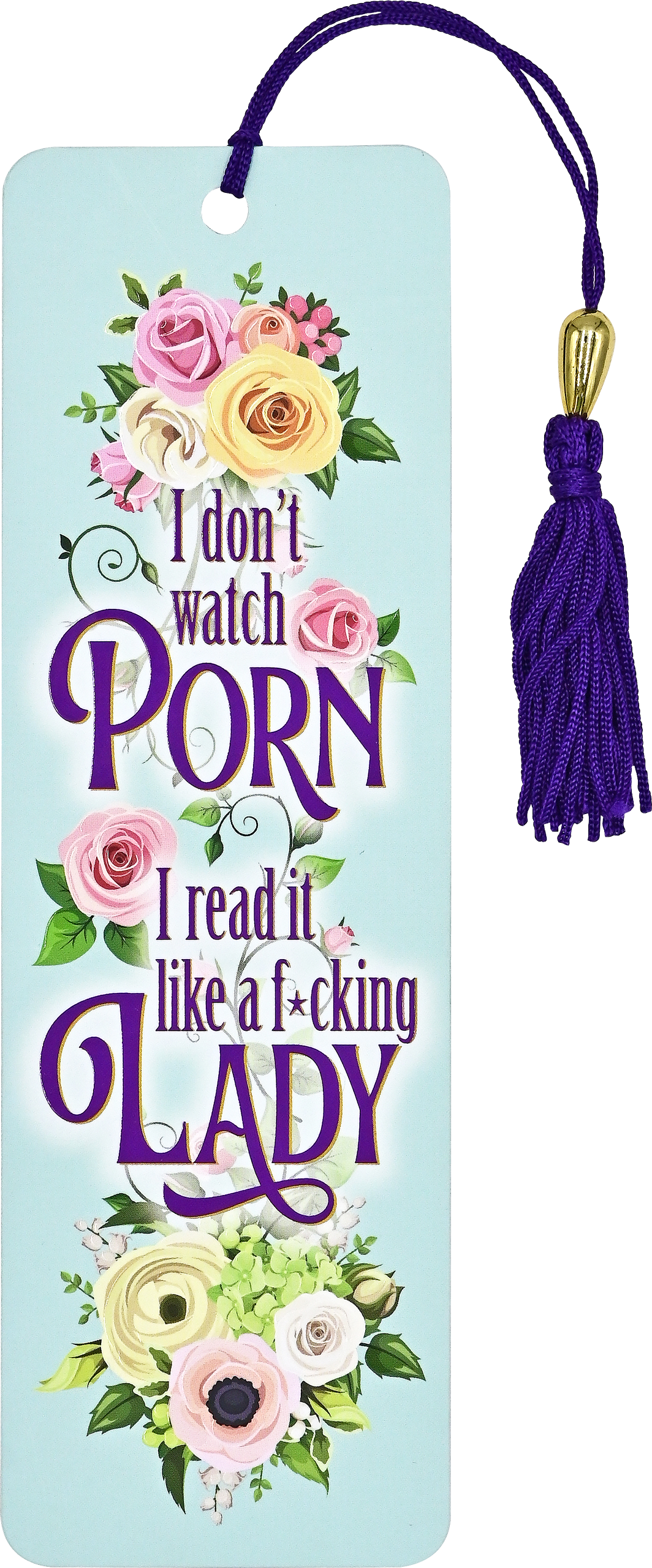 Peter Pauper Press - I Don't Watch Porn Beaded Bookmark