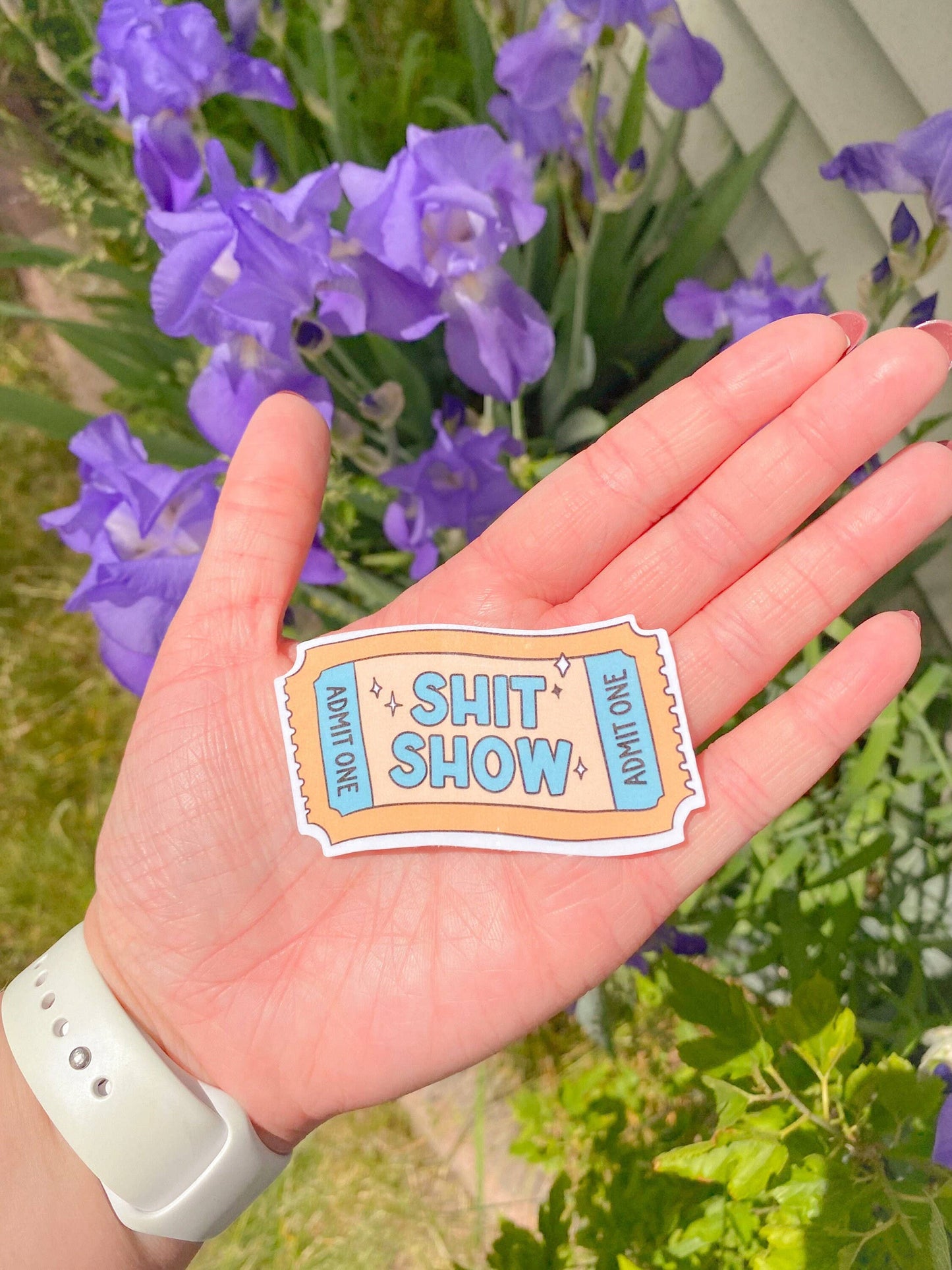 256 Craft Co - Shit Show Ticket Sticker, Funny Sticker Gift