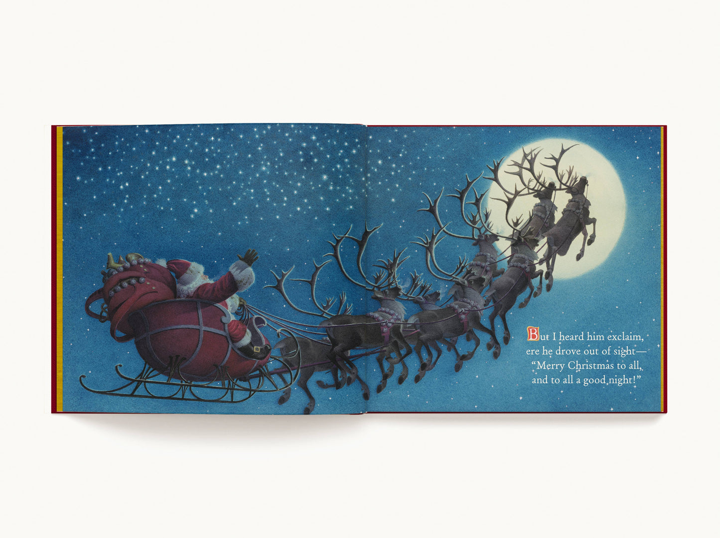 HarperCollins Focus - The Night Before Christmas :Collectible Faux Leather Edition