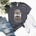 Just A Girl Who Loves Books Shirt, Messy Bun Reader Shirt