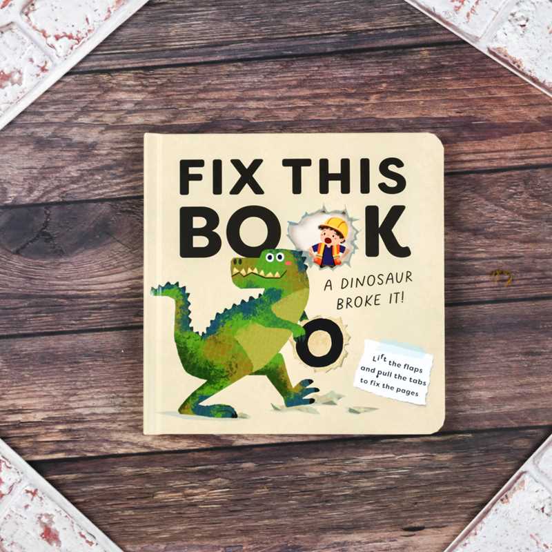 Simon & Schuster - Fix This Book: A Dinosaur Broke It! by Editors of Silver Dolphin Books