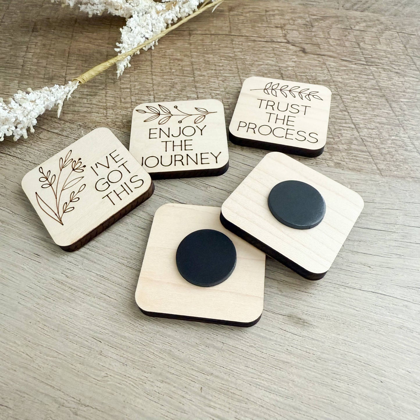 Birch House Games & Gifts - Affirmation Token Magnets- Positive Affirmations, Mindful