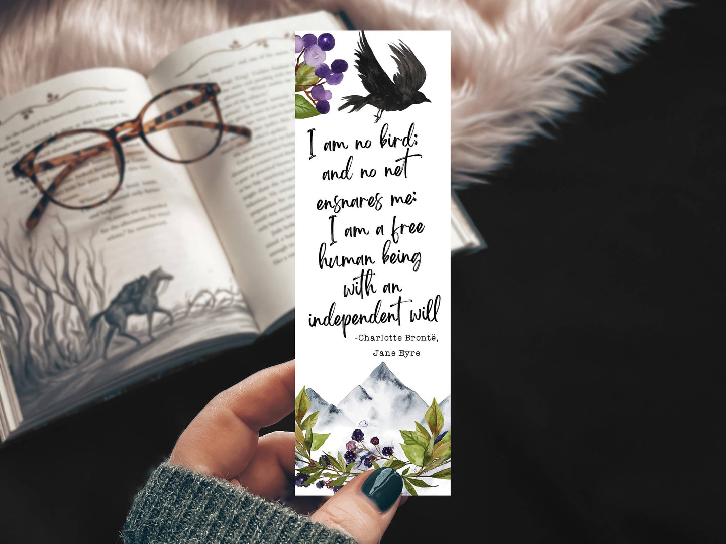 Mirkwood Scribes - Jane Eyre Quote Bookmark