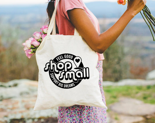 256 Craft Co - Shop Small Canvas Tote Bag