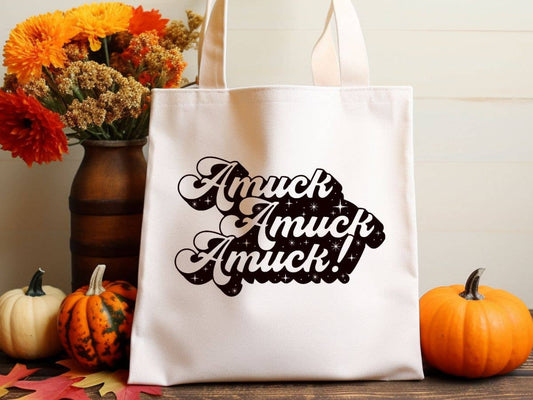 Sister Ray - Amuck Amuck Amuck Hocus Pocus Inspired Canvas Tote Bag