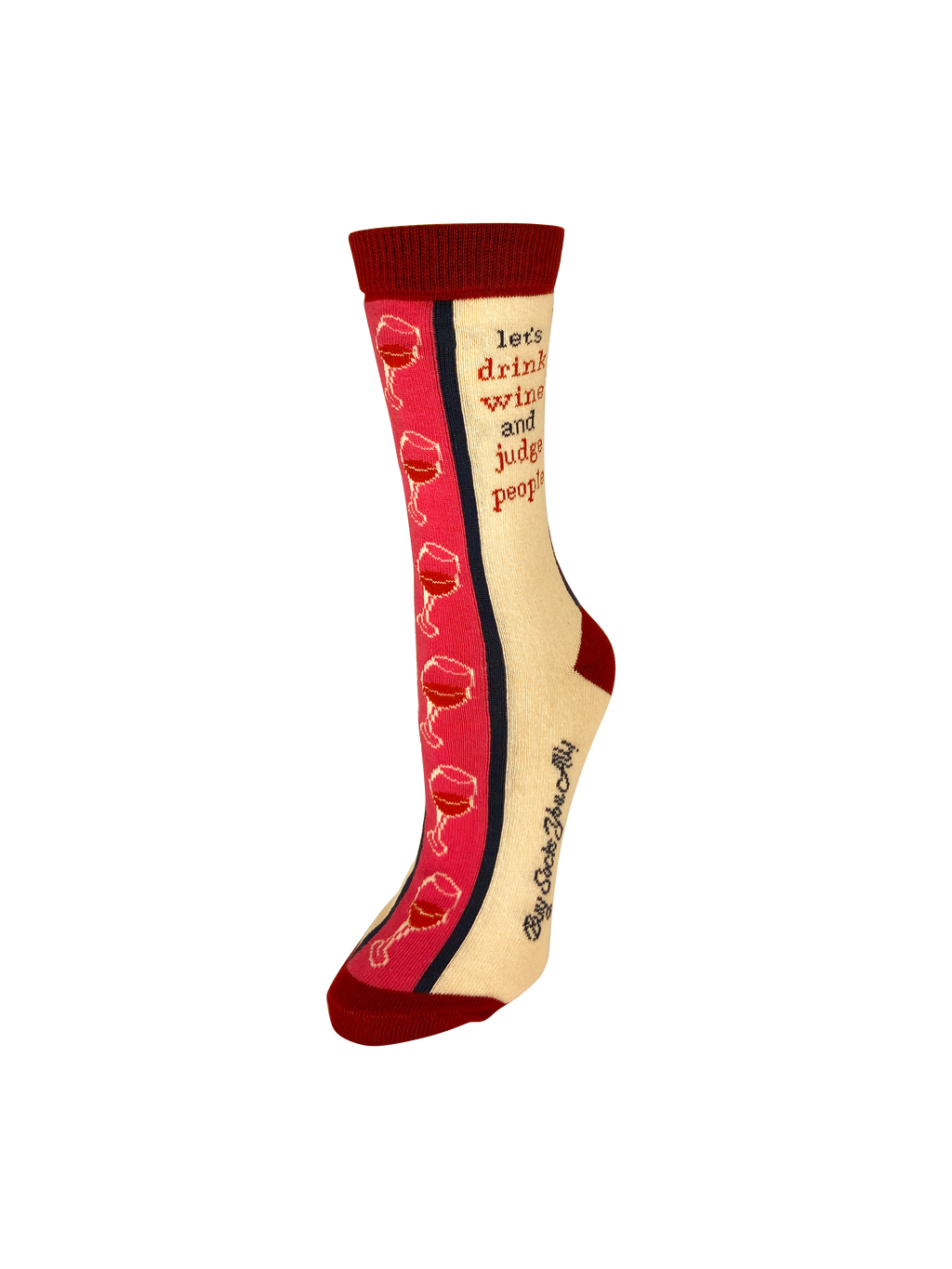Buy Socks You All - Lets Drink Wine and Judge People Women's Socks