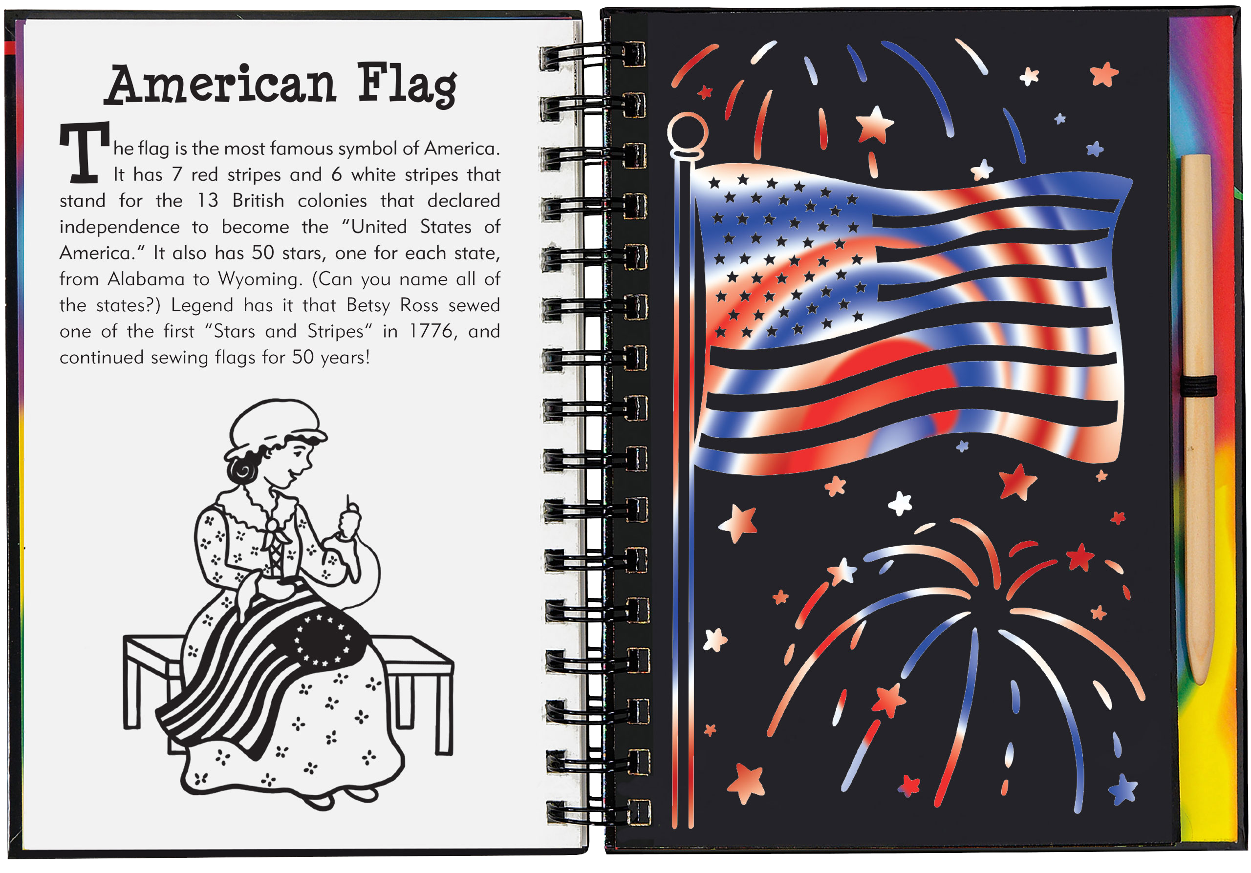 Peter Pauper Press - America Scratch and Sketch