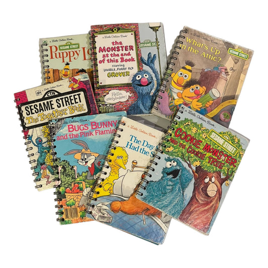 StuckOnU Art - Sesame Street Little Golden Book Journals