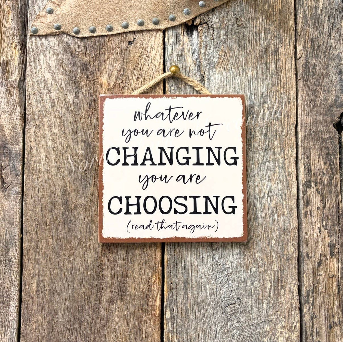 North Fork Mercantile - Whatever You Are Not Changing You Are Choosing