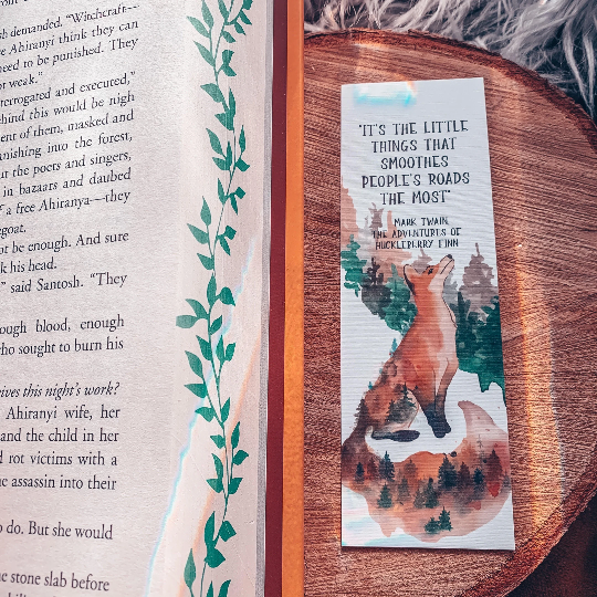 Mirkwood Scribes - Mark Twain The Adventures of Huckleberry Finn Bookmark