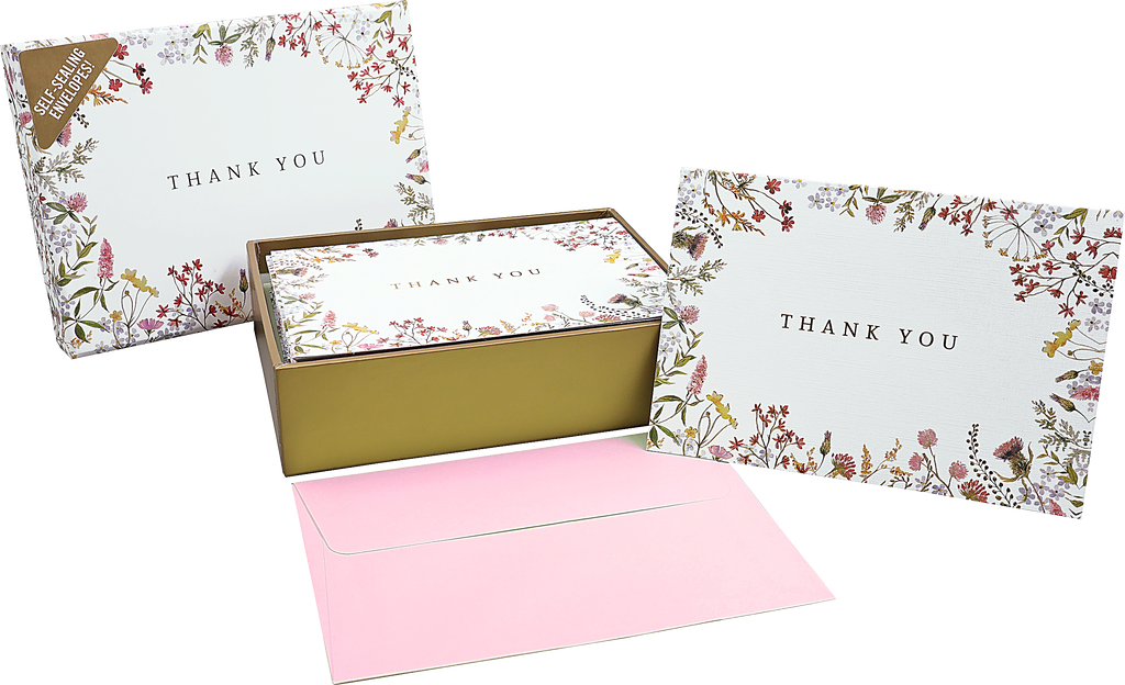 Peter Pauper Press - WIldflowers Thank You Notes